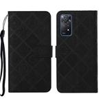 For Xiaomi Redmi Note 11 Pro Global Ethnic Style Embossed Pattern Leather Phone Case(Black)