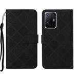 For Xiaomi Mi 11T Ethnic Style Embossed Pattern Leather Phone Case(Black)