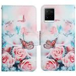 For vivo Y21 / Y21S / Y33S Painted Pattern Flip Leather Phone Case(Peony Butterfly)