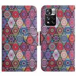 For Xiaomi Redmi Note 11 Pro 5G China Painted Pattern Flip Leather Phone Case(Kaleidoscope)