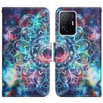 For Xiaomi Mi 11T Painted Pattern Flip Leather Phone Case(Starry Mandala)