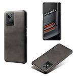 For OPPO Realme GT Neo3 Calf Texture PC + PU Phone Case(Black)