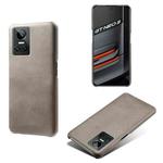For OPPO Realme GT Neo3 Calf Texture PC + PU Phone Case(Grey)
