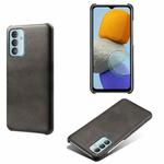 For Samsung Galaxy M23 5G Calf Texture PC + PU Phone Case(Black)