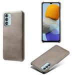 For Samsung Galaxy M23 5G Calf Texture PC + PU Phone Case(Grey)