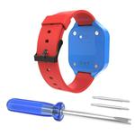 For Huawei Honor K2 Childrens Smart Watch Silicone Watch Band(Red)