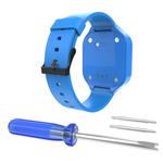 For Huawei Honor K2 Childrens Smart Watch Silicone Watch Band(Blue)