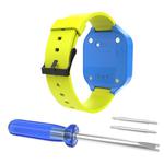 For Huawei Honor K2 Childrens Smart Watch Silicone Watch Band(Lemon Green)