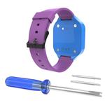 For Huawei Honor K2 Childrens Smart Watch Silicone Watch Band(Purple)