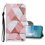 For Xiaomi Redmi 10C Colored Drawing Pattern Flip Leather Case(Marble)