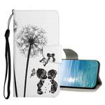 For Xiaomi Redmi 10C Colored Drawing Pattern Flip Leather Case(Dandelion)