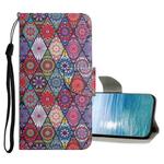 For Xiaomi Redmi Note 11 4G Colored Drawing Pattern Flip Leather Case(Diamond Kaleidoscope)