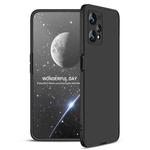 For Realme 9 Pro GKK Three Stage Splicing Full Coverage PC Phone Case(Black)