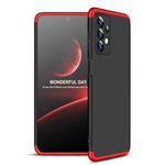 For Samsung Galaxy A23 GKK Three Stage Splicing Full Coverage PC Phone Case(Black Red)