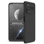 For Xiaomi Poco M4 Pro GKK Three Stage Splicing Full Coverage PC Phone Case(Black)