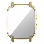 For Amazfit GTS 2 Full Coverage TPU Electroplating Watch Case(Gold)