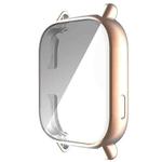 For Amazfit GTS 2 Full Coverage TPU Electroplating Watch Case(Rose Gold)