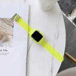 Sports Watch Band For Apple Watch Series 8&7 41mm / SE 2&6&SE&5&4 40mm / 3&2&1 38mm(Yellow)