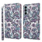 For Motorola Moto G200 5G / Edge S30 3D Painting Pattern Flip Leather Phone Case(Swirl Pattern)