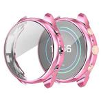 For Fossil Gen 4 FTW6022 Full Coverage TPU Electroplating Watch Case(Pink)