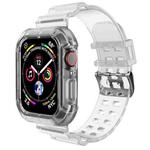Transparent Watch Band For Apple Watch Series 8&7 41mm / SE 2&6&SE&5&4 40mm / 3&2&1 38mm(Transparent)