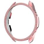 For Samsung Galaxy Watch 3 45mm Single Row Diamond PC Watch Case(Pink)