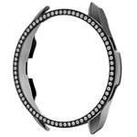 For Samsung Galaxy Watch 3 45mm Single Row Diamond PC Watch Case(Black)