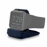 Silicone Charging Holder for Apple Watch(Midnight Blue)