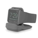 Silicone Charging Holder for Apple Watch(Grey)