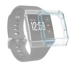 For Fitbit Ionic Full Coverage TPU Watch Case(Transparent Blue)