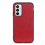 For Samsung Galaxy M23 / F23 5G Litchi Texture Genuine Leather Phone Case(Red)