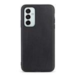 For Samsung Galaxy M23 / F23 5G Sheep Texture Genuine Leather Shockproof Phone Case(Black)