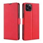 For Blackview A95 Ultra-thin Voltage Side Buckle PU + TPU Leather Phone Case(Red)