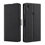 For Alcatel Axel / Lumos Ultra-thin Voltage Side Buckle PU + TPU Leather Phone Case(Black)