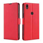 For Alcatel Axel / Lumos Ultra-thin Voltage Side Buckle PU + TPU Leather Phone Case(Red)