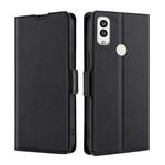 For Kyocera Android One S9 / Digno Sanga Edition Ultra-thin Voltage Side Buckle PU + TPU Leather Phone Case(Black)
