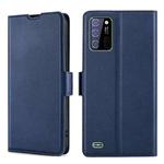 For Oukitel C25 Ultra-thin Voltage Side Buckle PU + TPU Leather Phone Case(Blue)