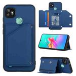 For Infinix Smart HD 2021-X612 Skin Feel PU + TPU + PC Phone Case(Blue)