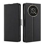 For Honor X30 Ultra-thin Voltage Side Buckle Flip Leather Case(Black)