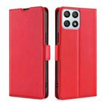 For Honor X30i Ultra-thin Voltage Side Buckle Flip Leather Case(Red)