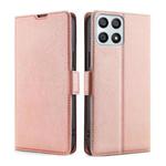 For Honor X30i Ultra-thin Voltage Side Buckle Flip Leather Case(Rose Gold)