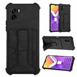 For vivo Y15s 2021 Dream PU + TPU Four-corner Shockproof Phone Case(Black)