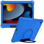 For iPad 10.2 2021 / 2020 / 2019 EVA Handle Holder Tablet Case(Blue)