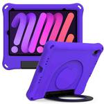 For iPad mini 6 EVA Handle Holder Tablet Case(Purple)