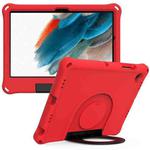 For Samsung Galaxy Tab A8 EVA Handle Holder Tablet Case(Red)