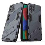 For Samsung Galaxy M33 5G Punk Armor 2 in 1 PC + TPU Shockproof Phone Case with Invisible Holder(Grey)
