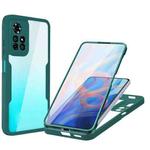 For Xiaomi Redmi Note 11 Acrylic + TPU 360 Degrees Full Coverage Phone Case(Green)