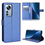 For Xiaomi 12 / 12X Diamond Texture Leather Phone Case(Blue)