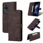 For Xiaomi Redmi K40S AZNS Dream II Skin Feel Horizontal Flip Leather Case(Coffee)