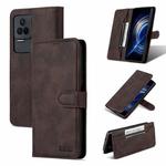 For Xiaomi Redmi K50/K50 Pro AZNS Dream II Skin Feel Horizontal Flip Leather Case(Coffee)